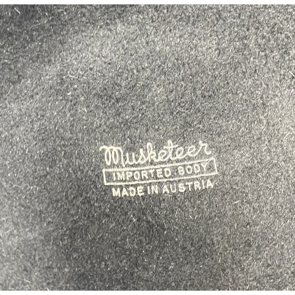 Vintage Musketeer Austria Black Furry Bucket Hat - Picture 9 of 10